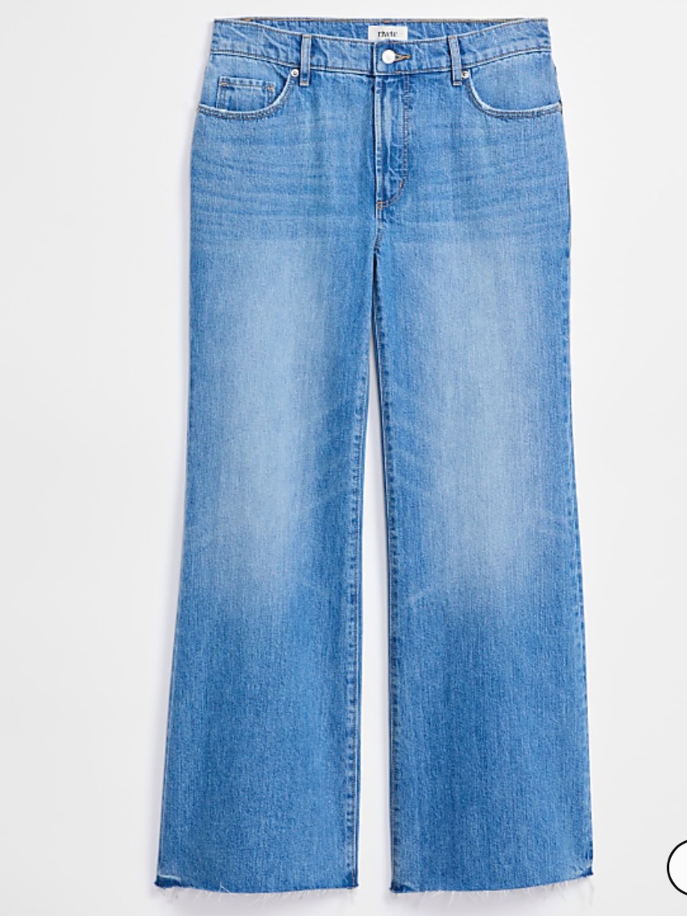Rivete Denim Loose Flare Jeans in Light Wash, 31
